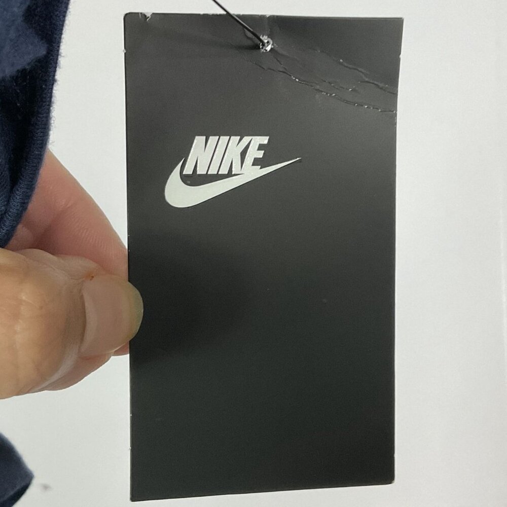 NWT Nike "Just Do It" in "college navy" blue tee, Women's size XL, Athletic Cut - Picture 5 of 8